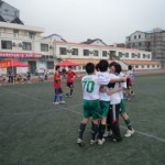 優勝が決まった瞬間