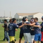 3部優勝後の円陣